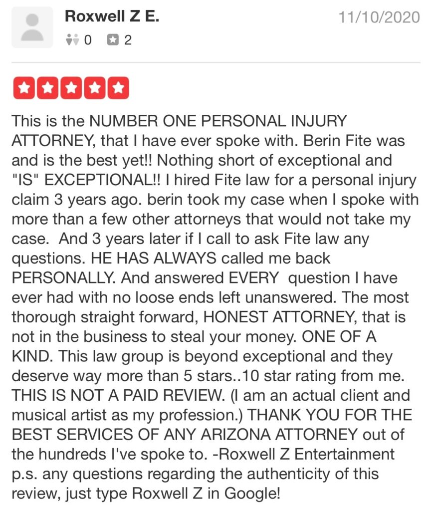 Number One Personal Injury Attorney